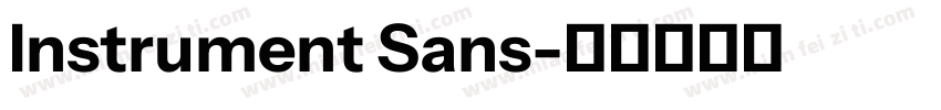 Instrument Sans字体转换